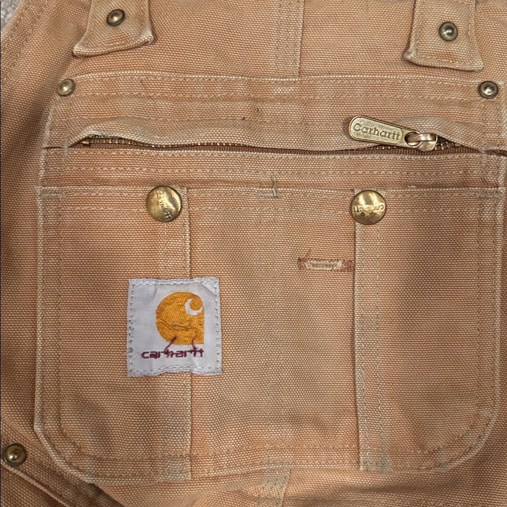 Vintage Carhartt Insulated Canvas Duck Bib Overalls - Picture 8 of 8